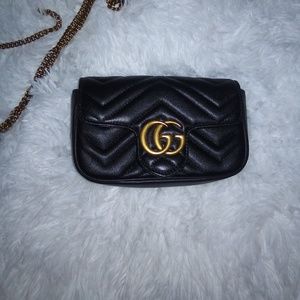 Authentic Gucci Supermini black